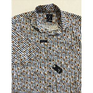 johnnie-O Jenner Top Shelf Button Up Shirt‎ Lake Size L